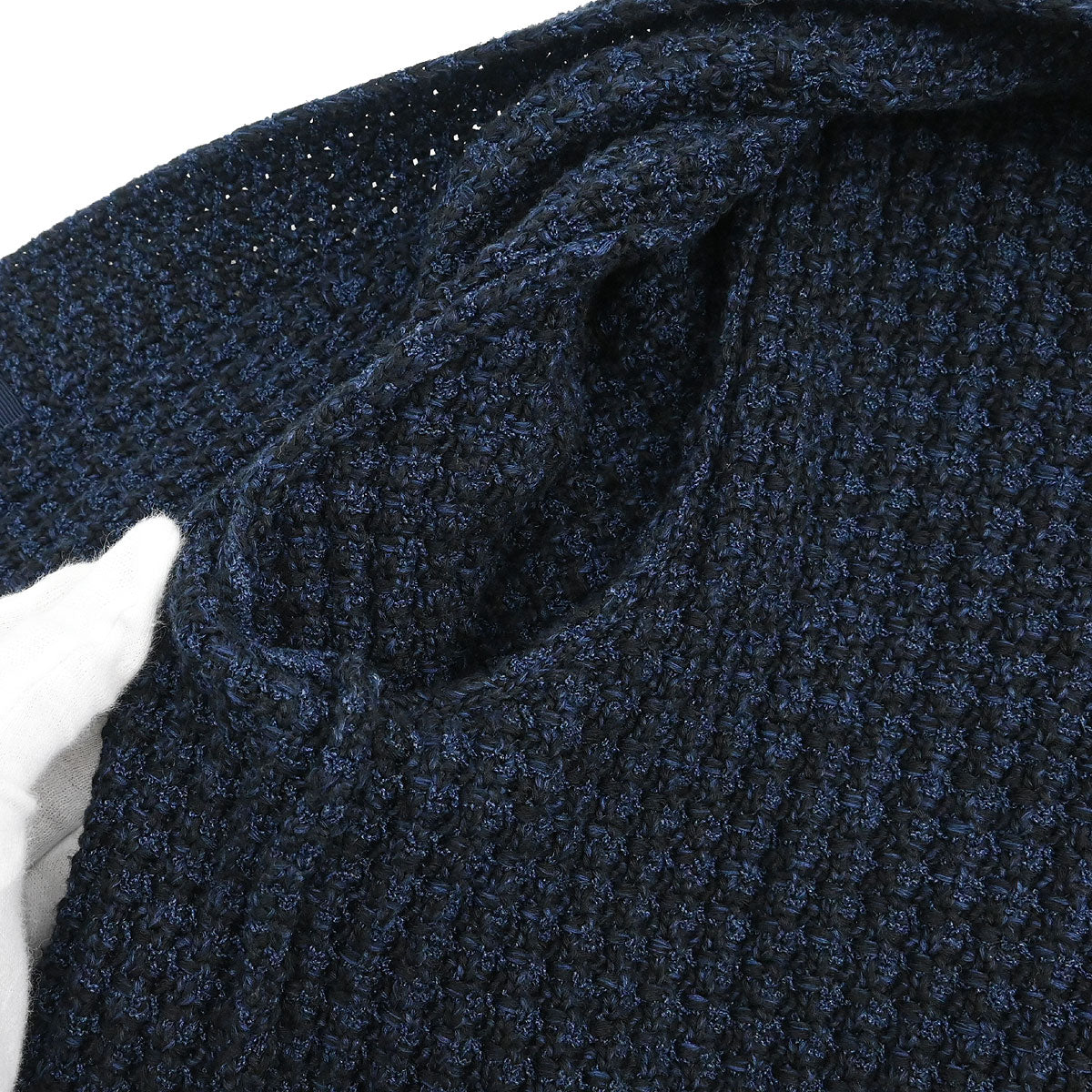 Chanel 2012 Tweed Cardigan Jacket Navy #40 - Image 8