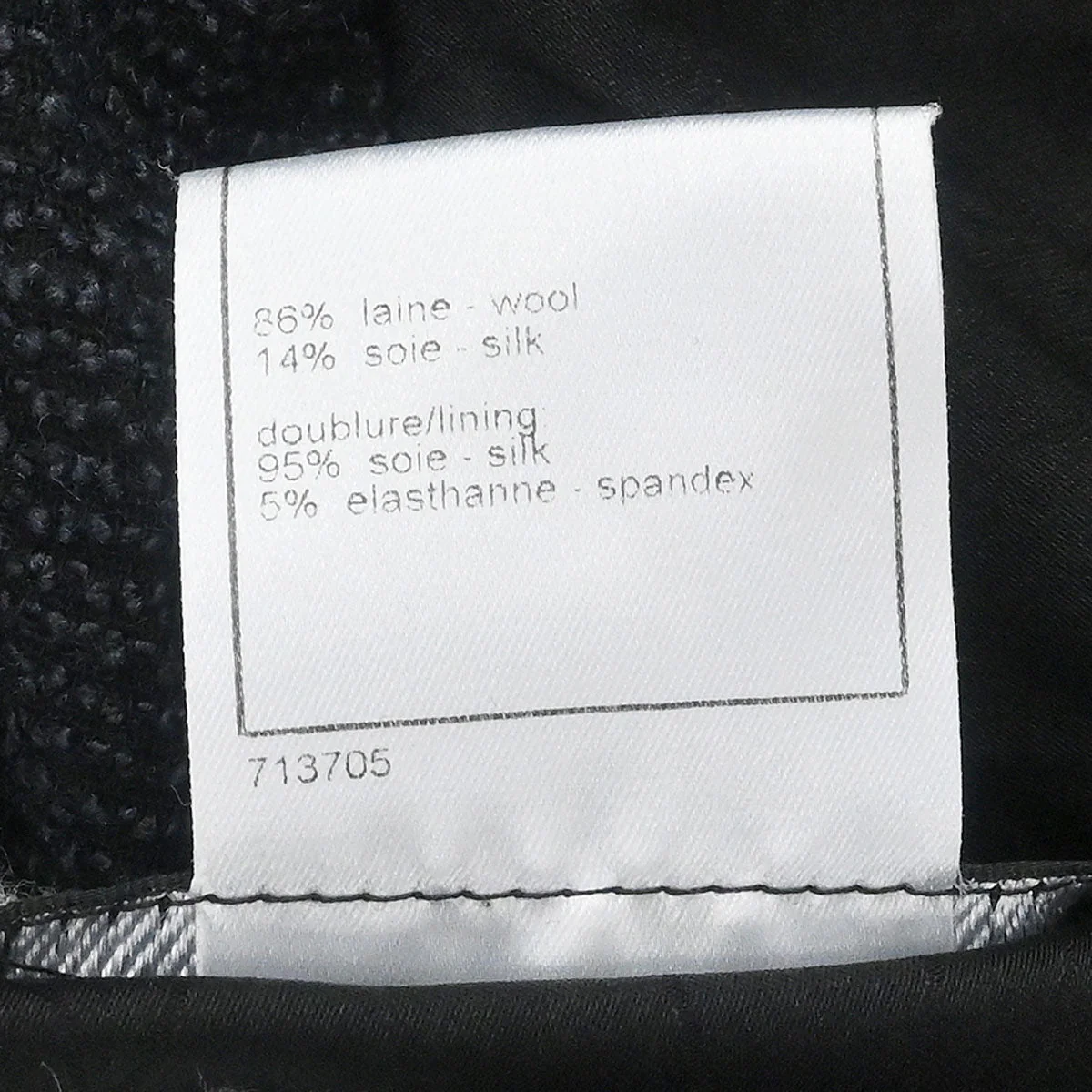 Chanel 2004 Single Breasted Jacket Black #42 - Image 10