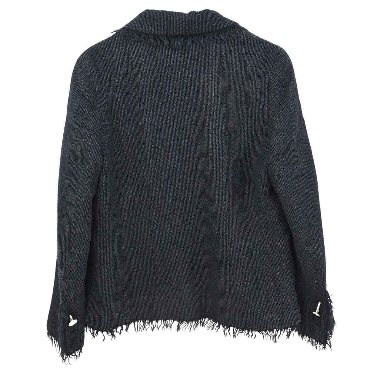 Chanel 2004 Single Breasted Jacket Black #42 - Image 2