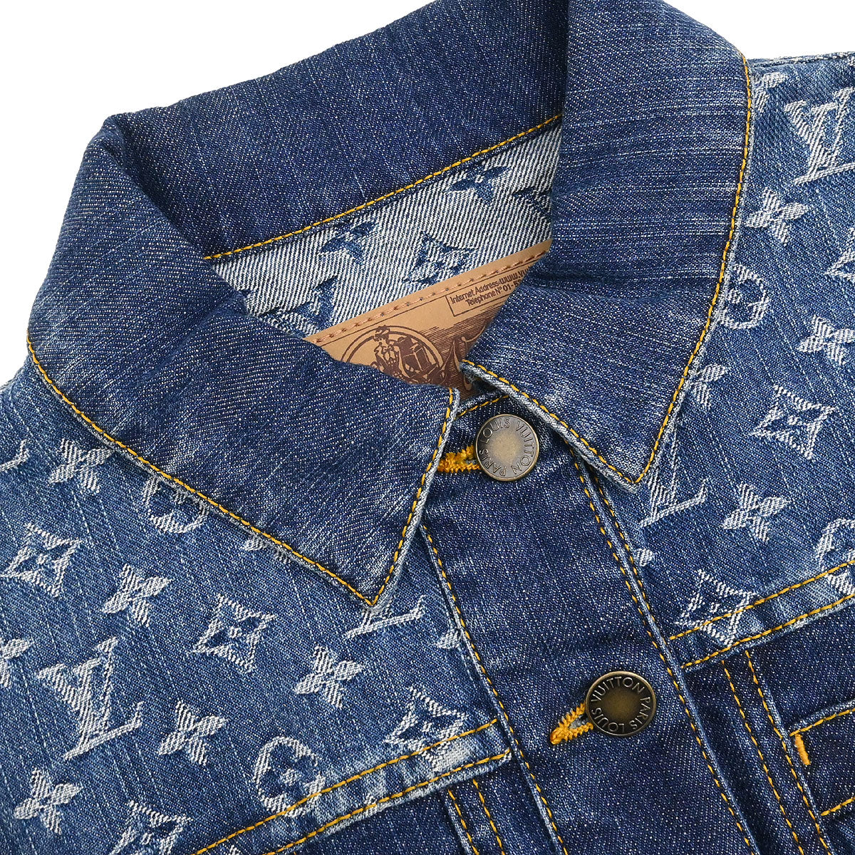 Louis Vuitton 2006 Denim Jacket Blue #34 - Image 3