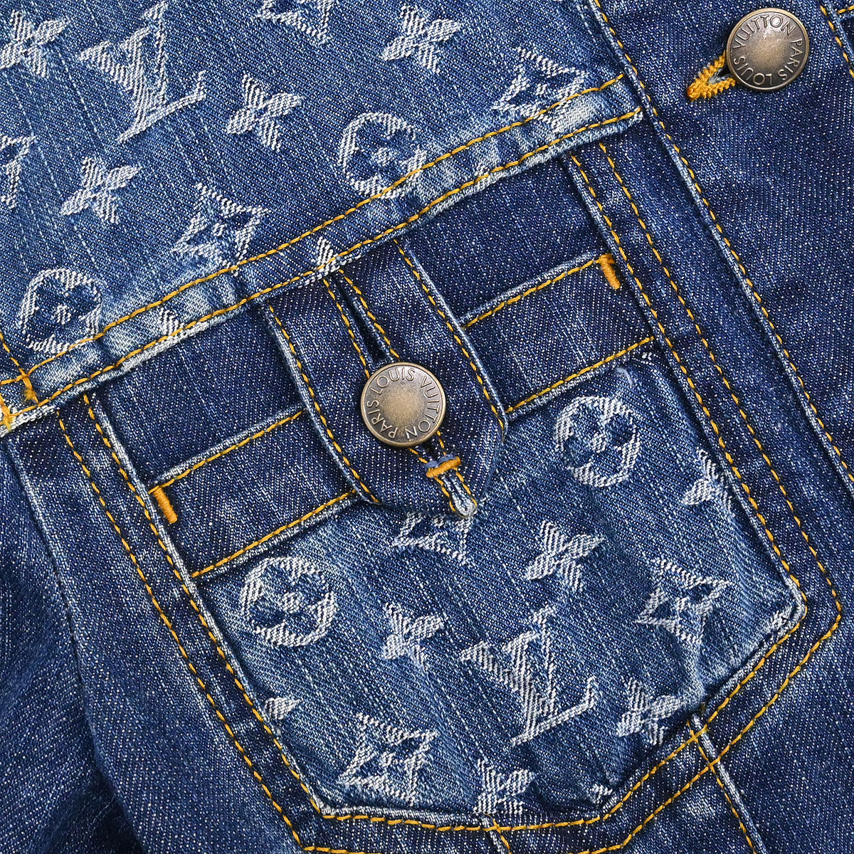 Louis Vuitton 2006 Denim Jacket Blue #34 - Image 4