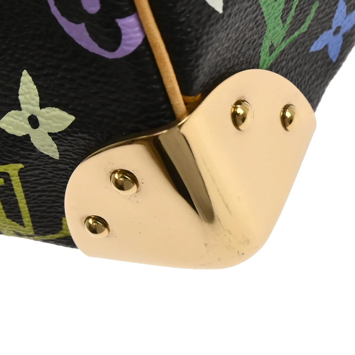 Louis Vuitton 2005 Black Monogram Multicolor Speedy 30 Handbag M92642 - Image 4