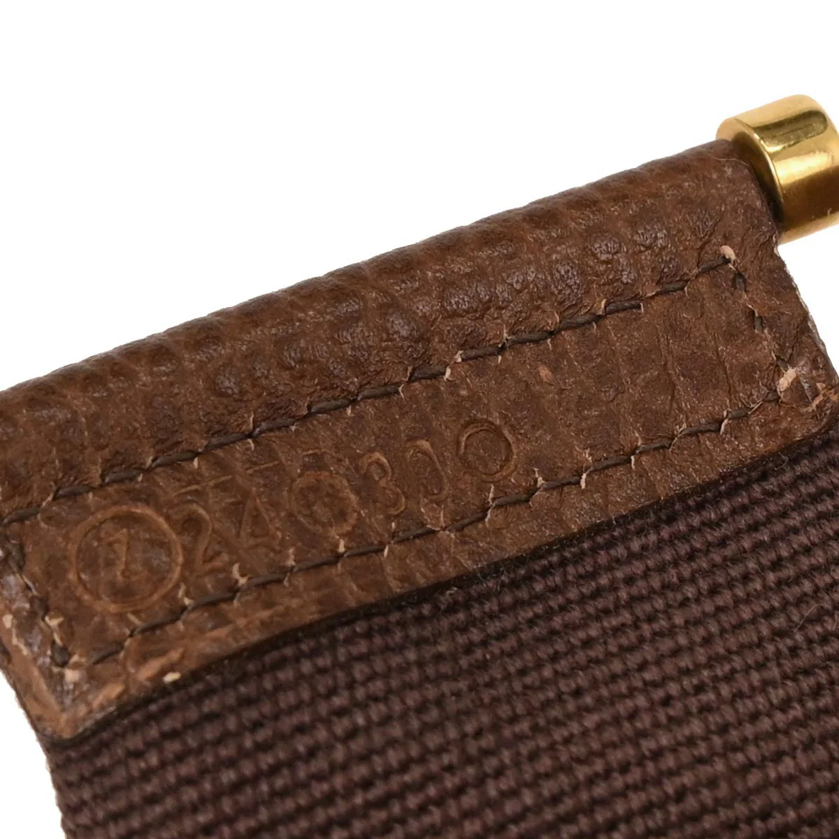 Hermes Marron Fonce Courchevel Tsako Shoulder Bag - Image 10