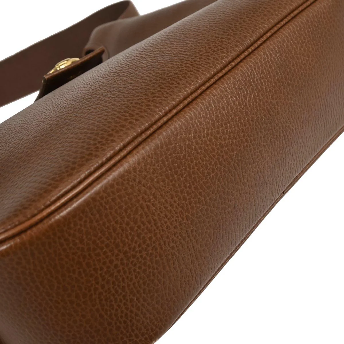Hermes Marron Fonce Courchevel Tsako Shoulder Bag - Image 6