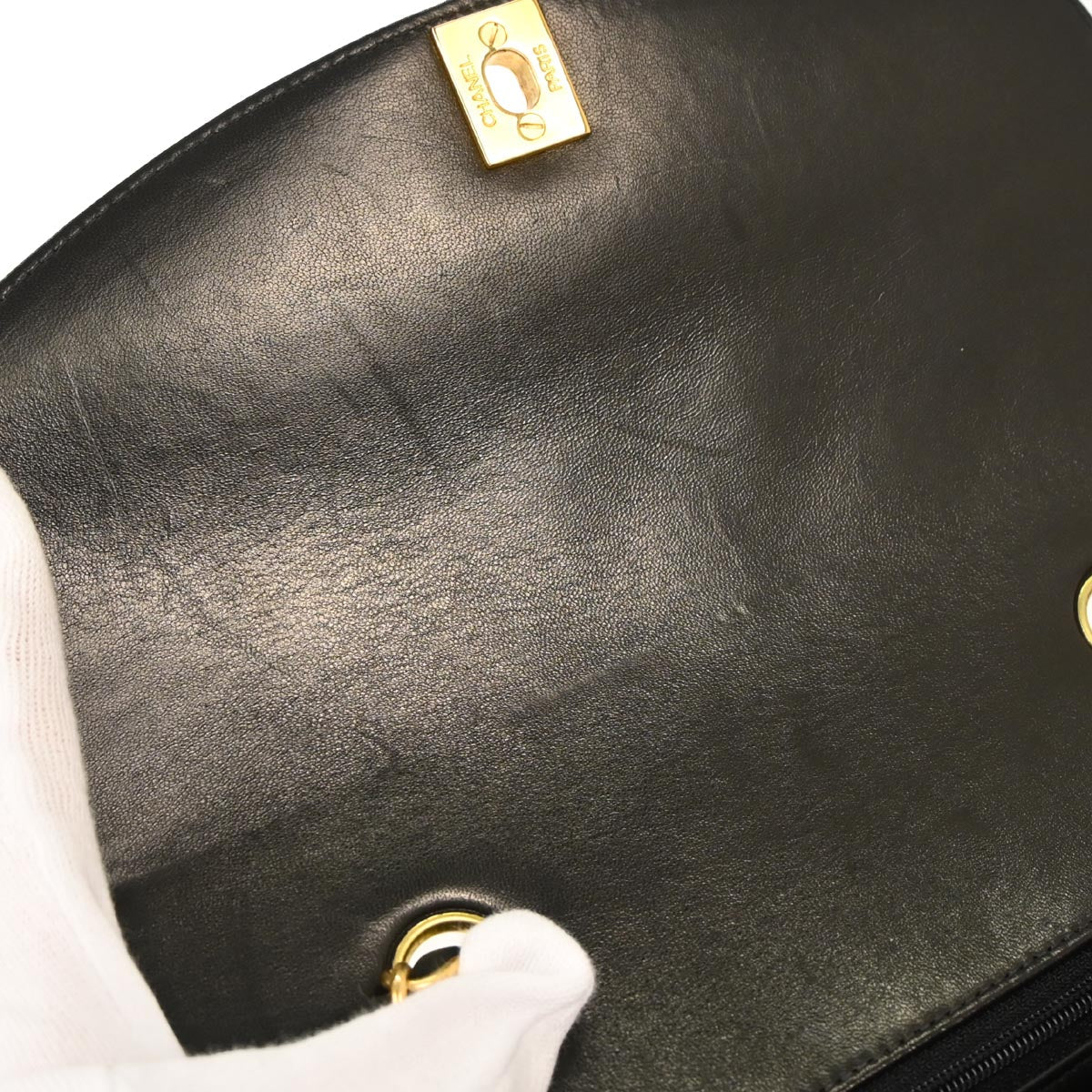 Chanel Black Lambskin Small Diana Shoulder Bag - Image 7