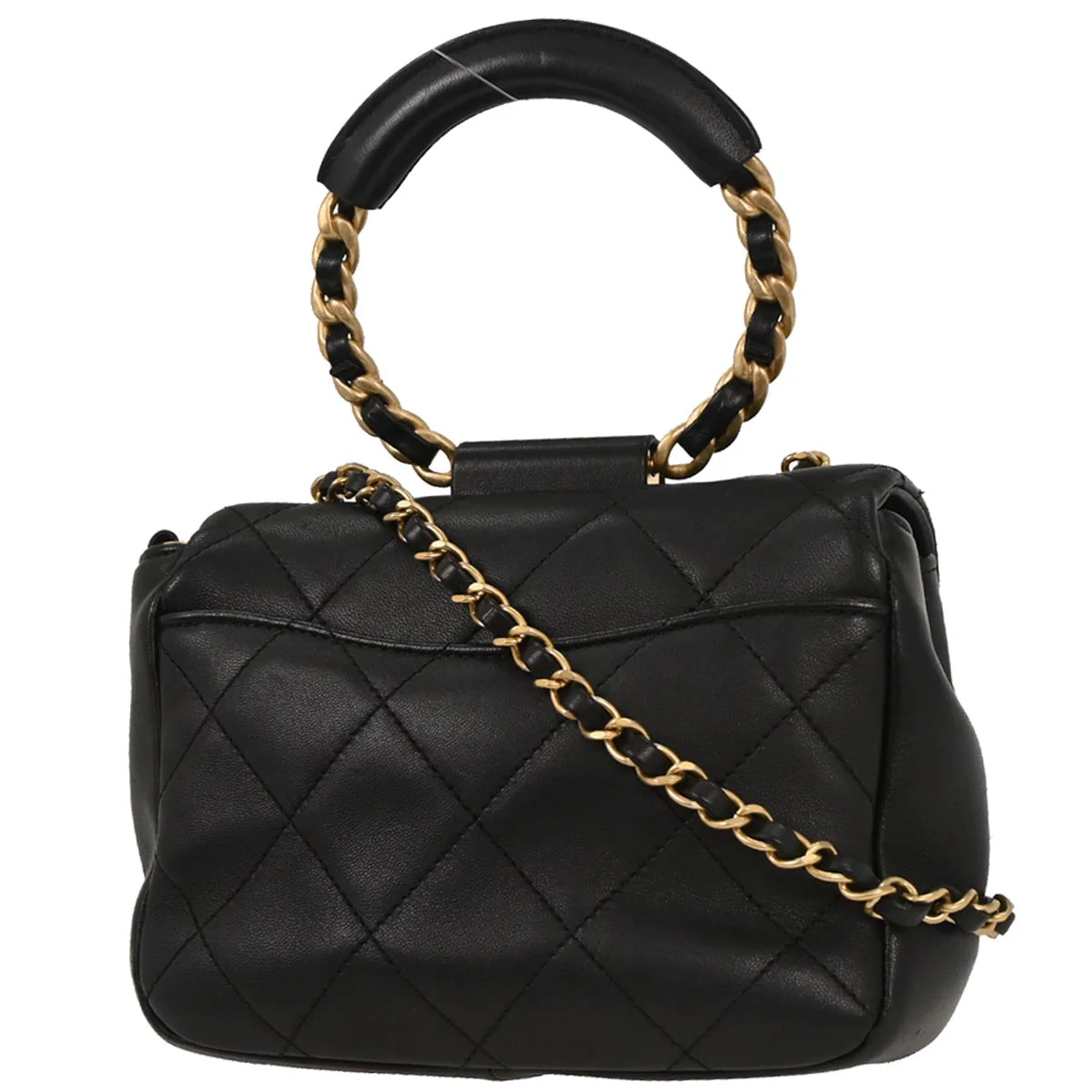 Chanel 2019 Black Lambskin In The Loop Flap Bag - Image 2
