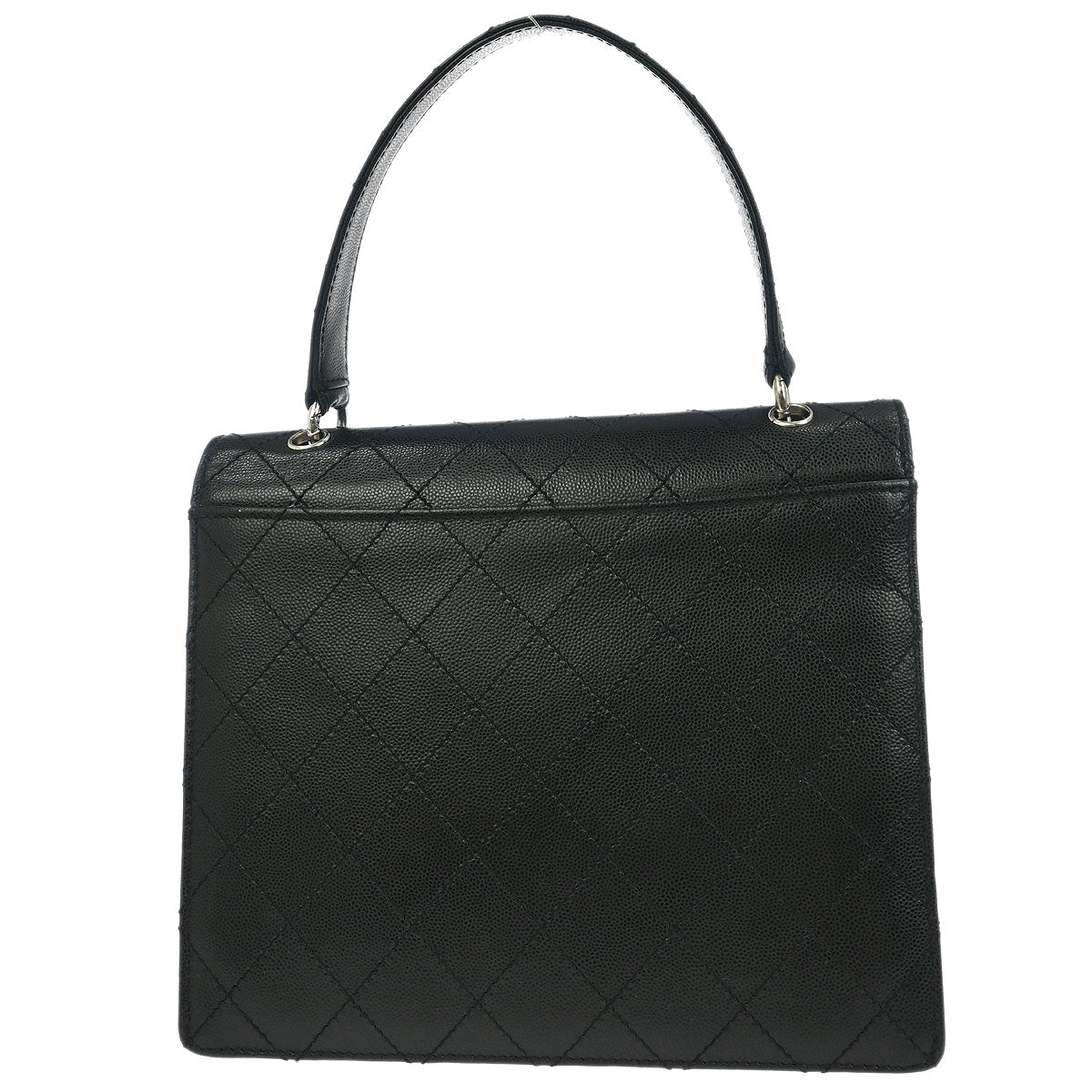 Chanel Black Caviar Handbag - Image 2
