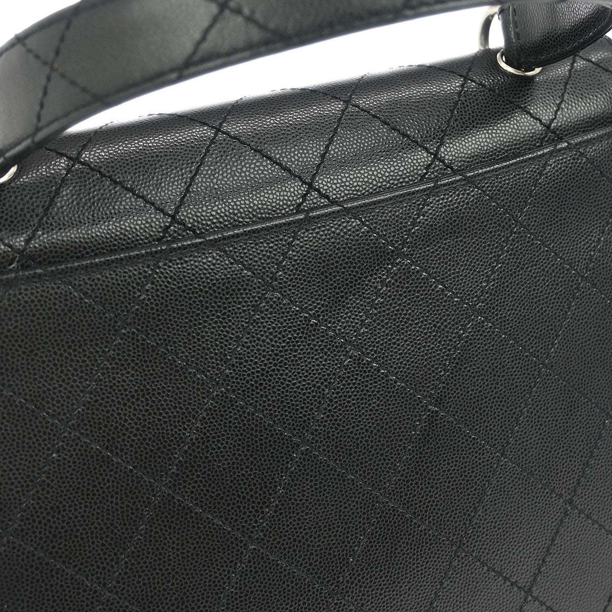 Chanel Black Caviar Handbag - Image 5