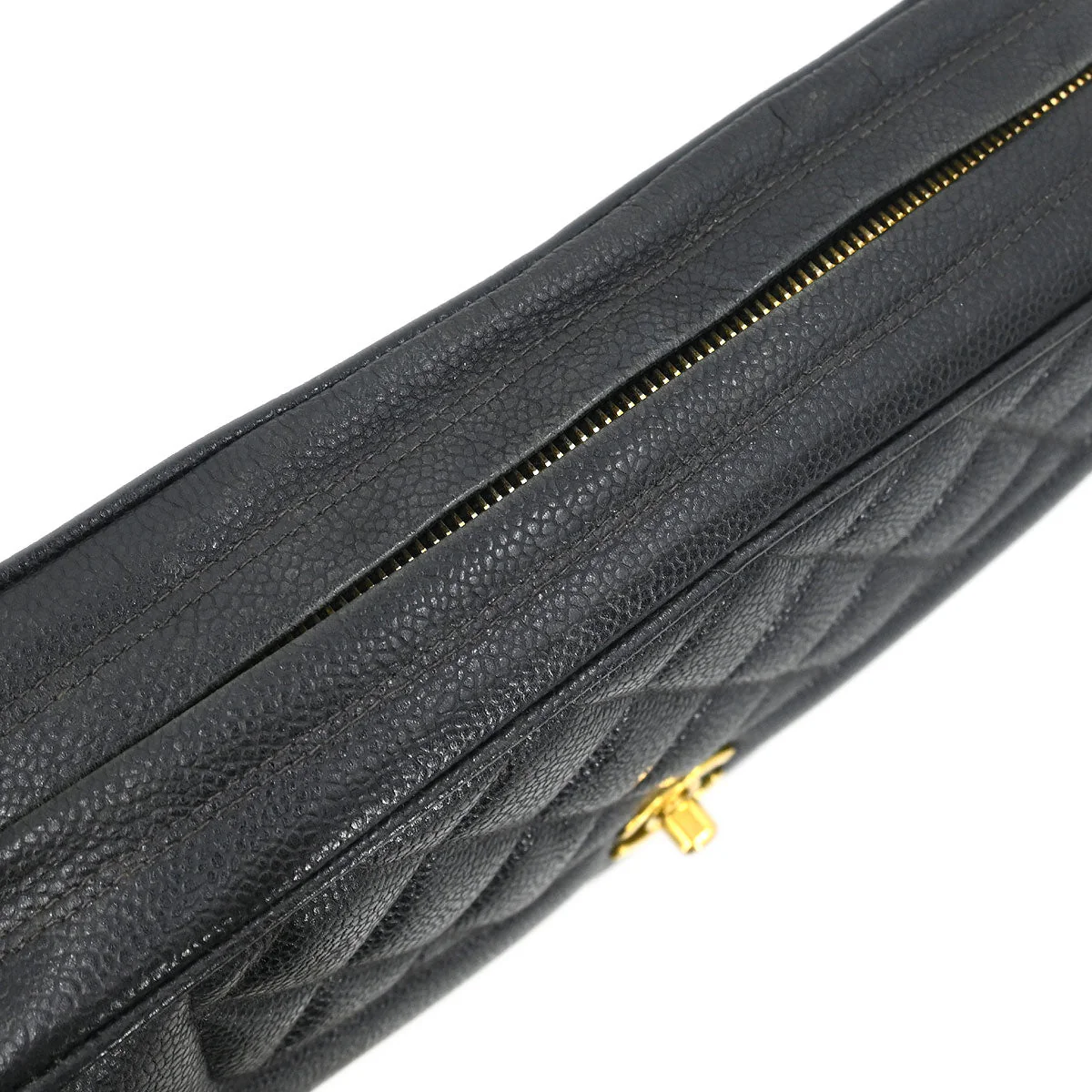 Chanel 1996-1997 Black Caviar Camera Bag Large - Image 5
