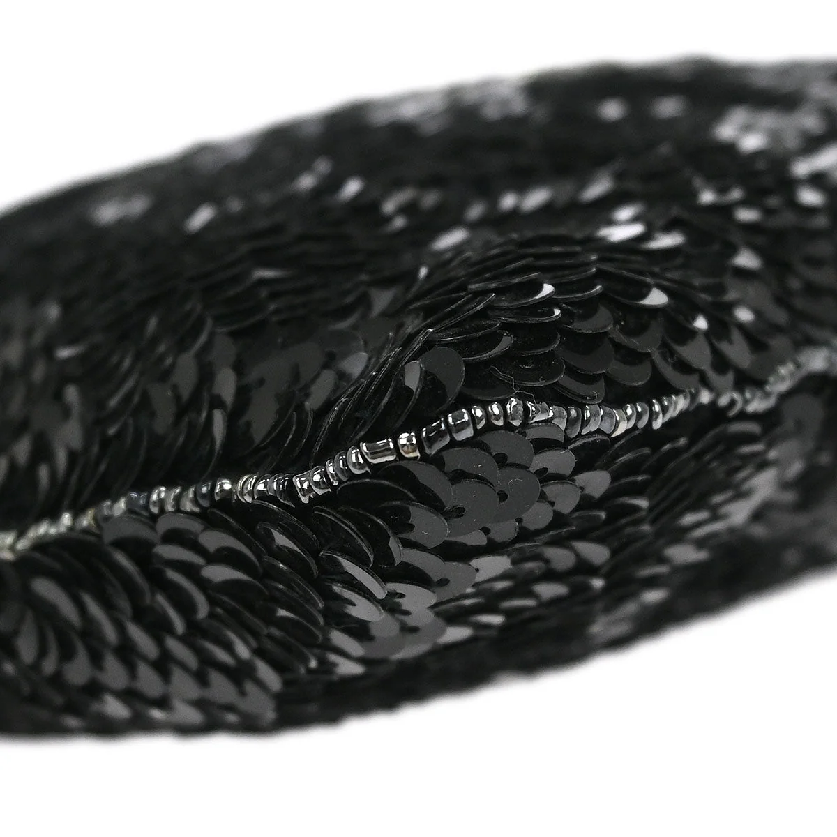 Chanel Black Sequins Handbag - Image 3