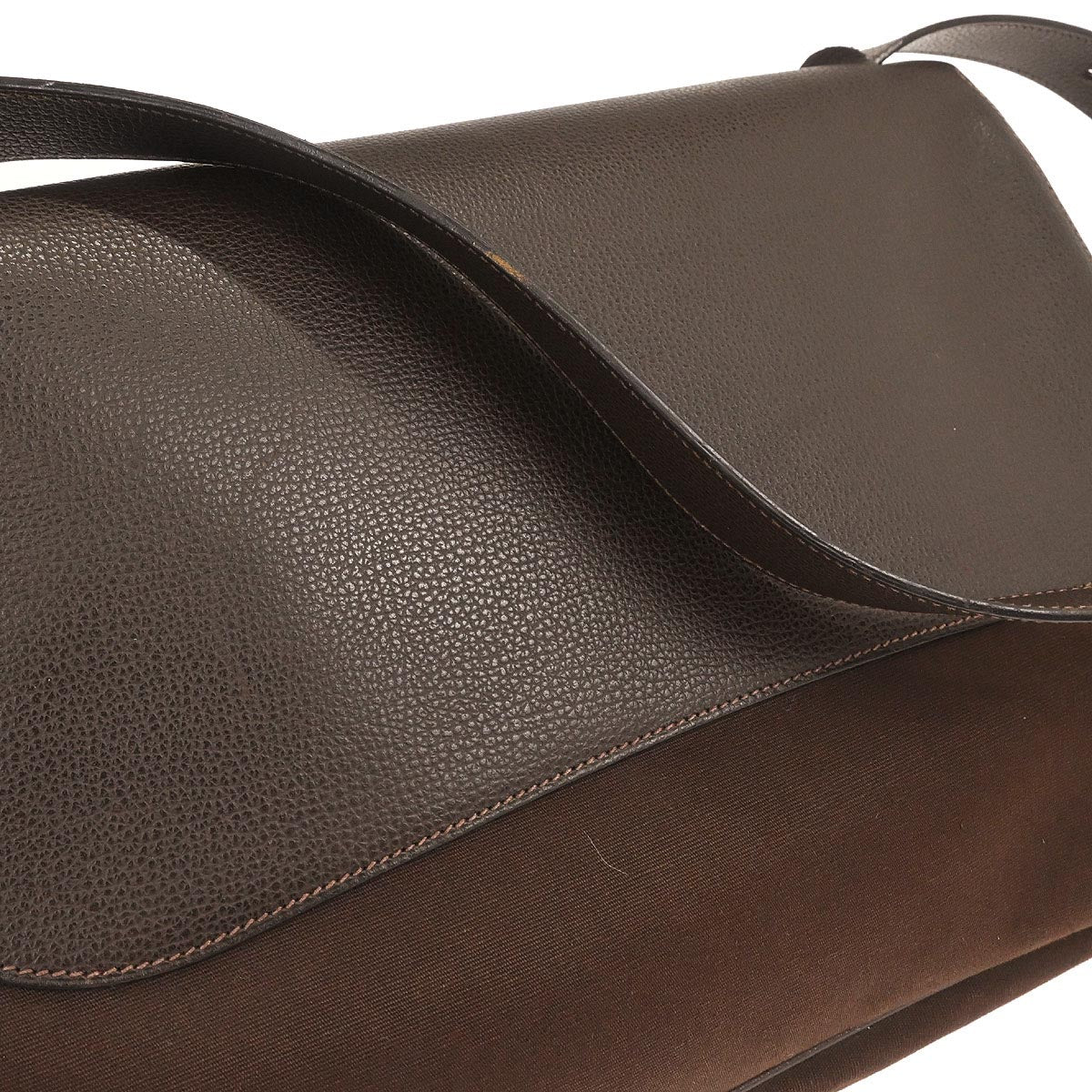 Hermes Chocolat Vache Liegee Sac Colorado GM Shoulder Bag - Image 7