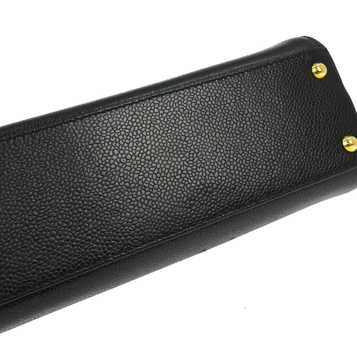 Chanel 1997-1999 Black Caviar Handbag - Image 3