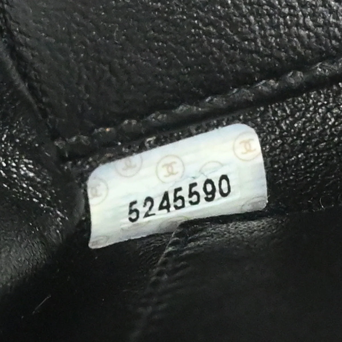Chanel 1997-1999 Black Caviar Handbag - Image 9