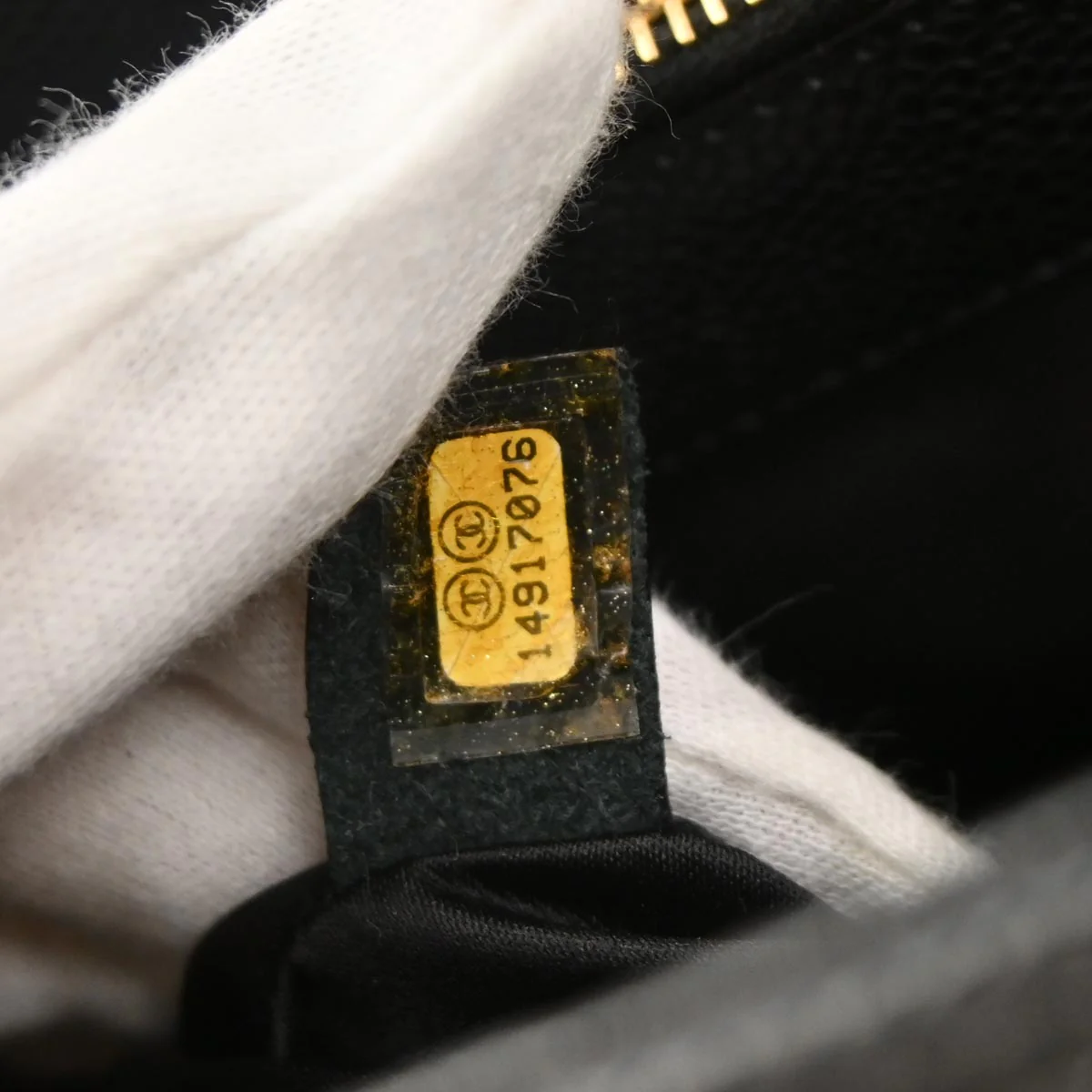 Chanel Black Caviar Skin Grand Shopping Tote GST Chain Handbag - Image 10