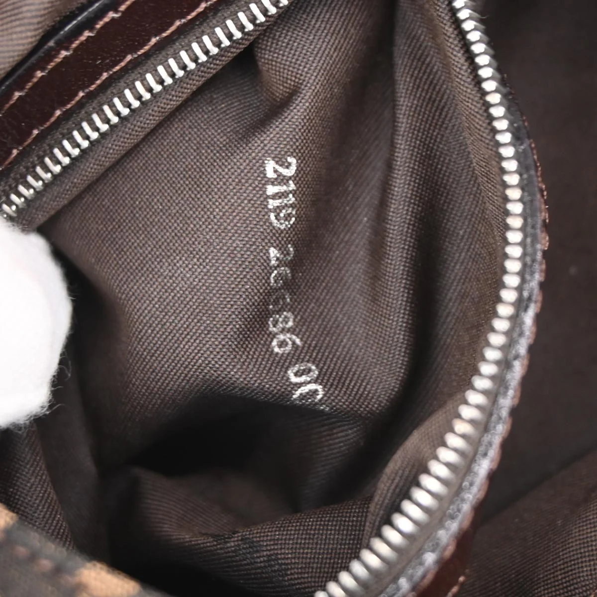 Fendi Brown Canvas Zucca Handbag - Image 10