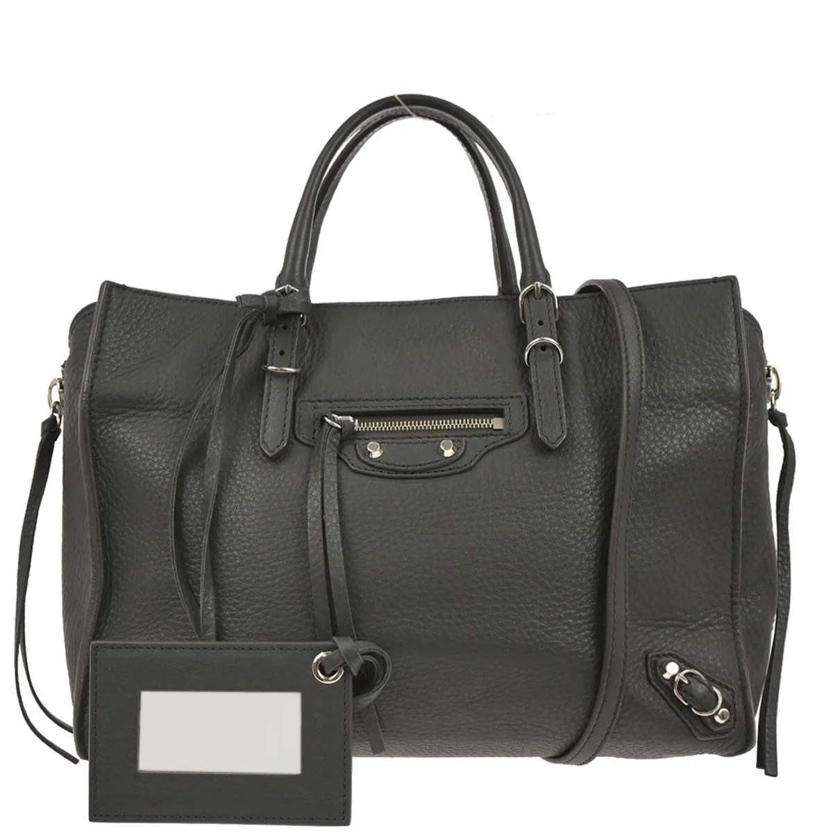 Balenciaga Gray Papier A6 2way Shoulder Handbag