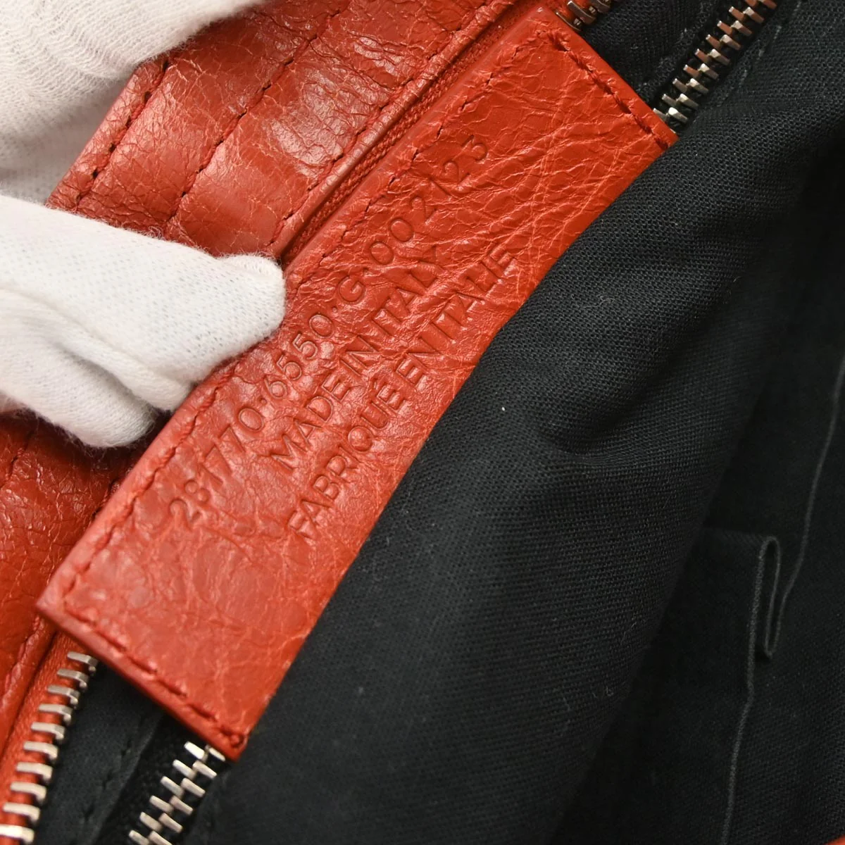 Balenciaga Red Lambskin City Medium 2way Shoulder Handbag - Image 10