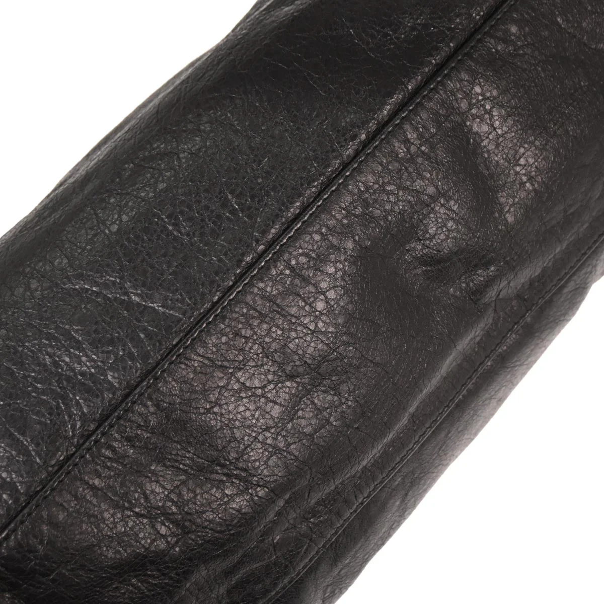 Balenciaga Black Lambskin Classic City 2way Shoulder Handbag - Image 6