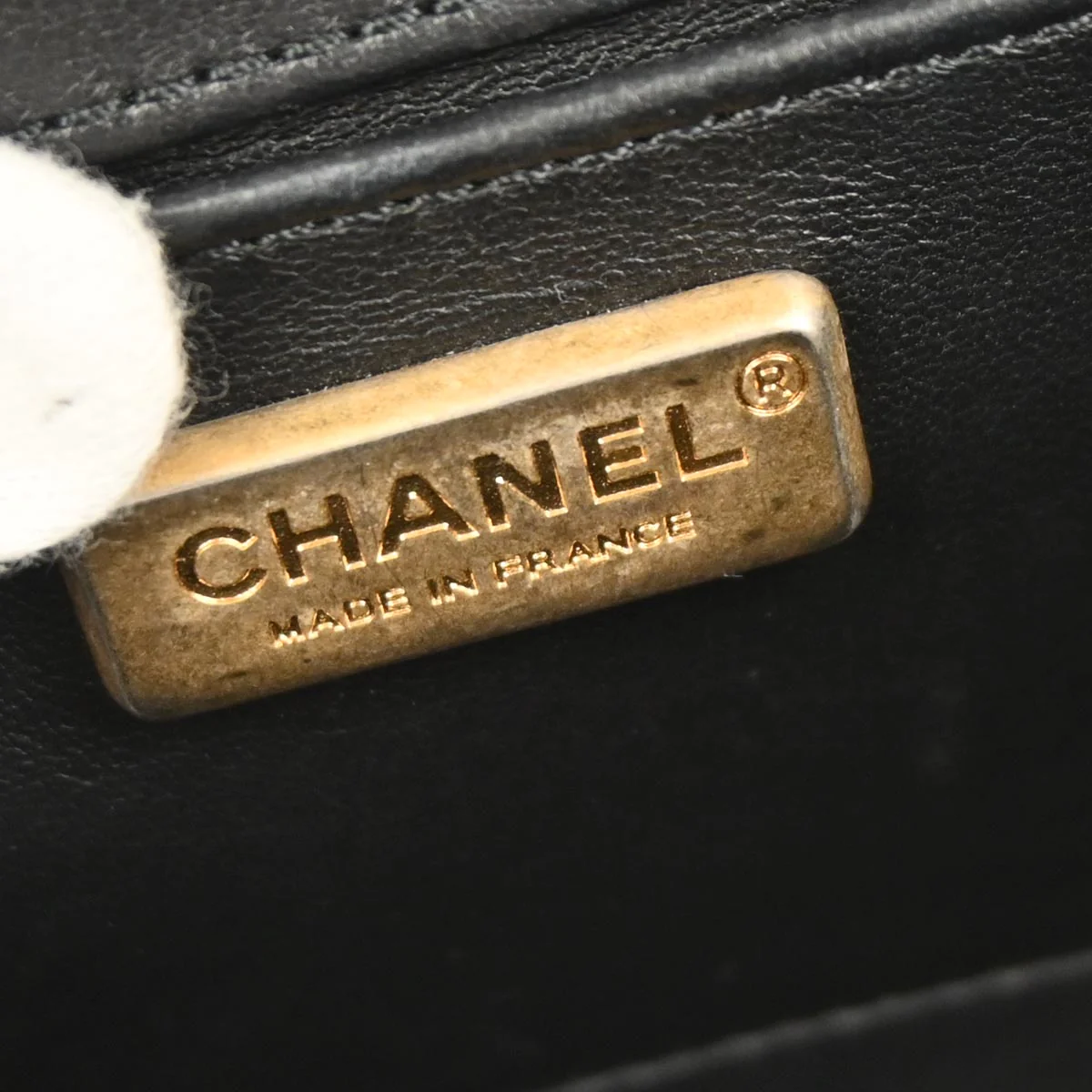 Boy Chanel Black Fur Lambskin Small 2way Shoulder Handbag - Image 9