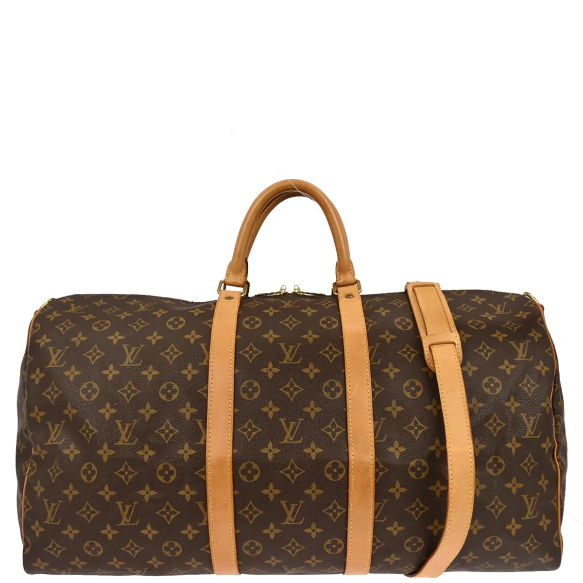 Louis Vuitton 1996 Monogram Keepall Bandouliere 55 Duffle Bag M41414
