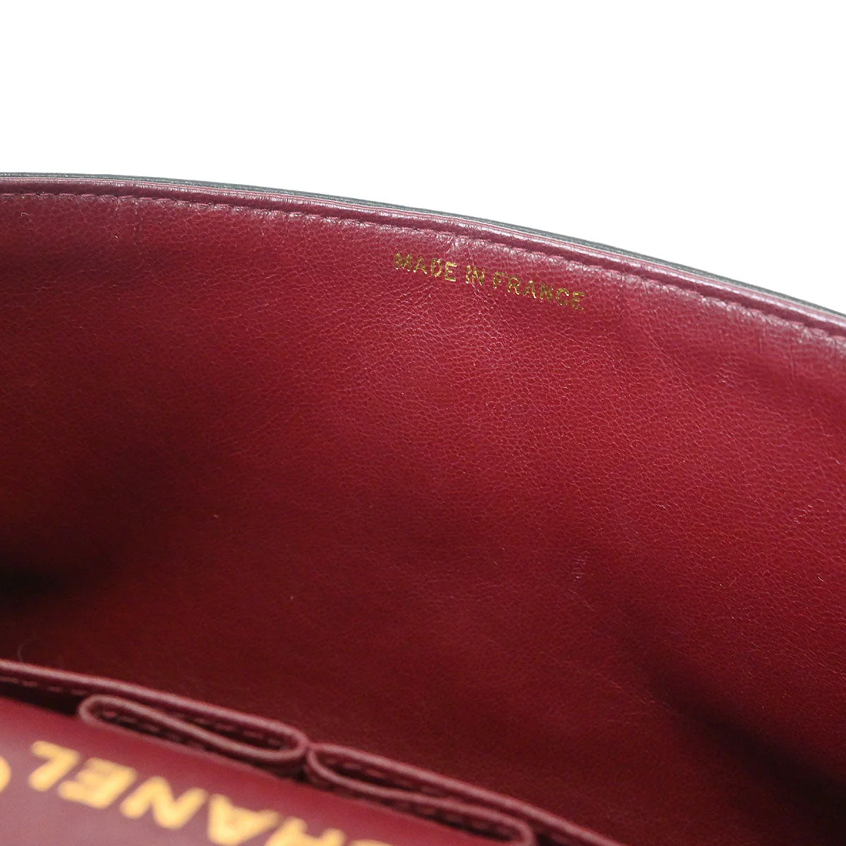 Chanel 1991-1994 Black Lambskin Medium Classic Double Flap Shoulder Bag - Image 8