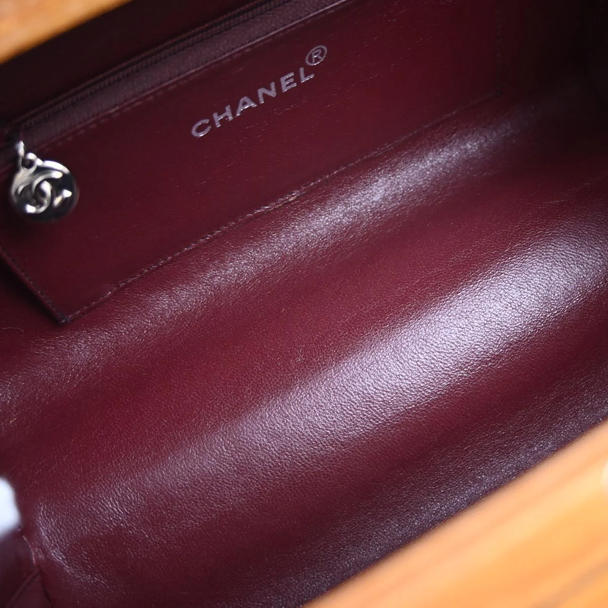 Chanel 1994-1996 Brown Black Wood Vanity Handbag Box - Image 8