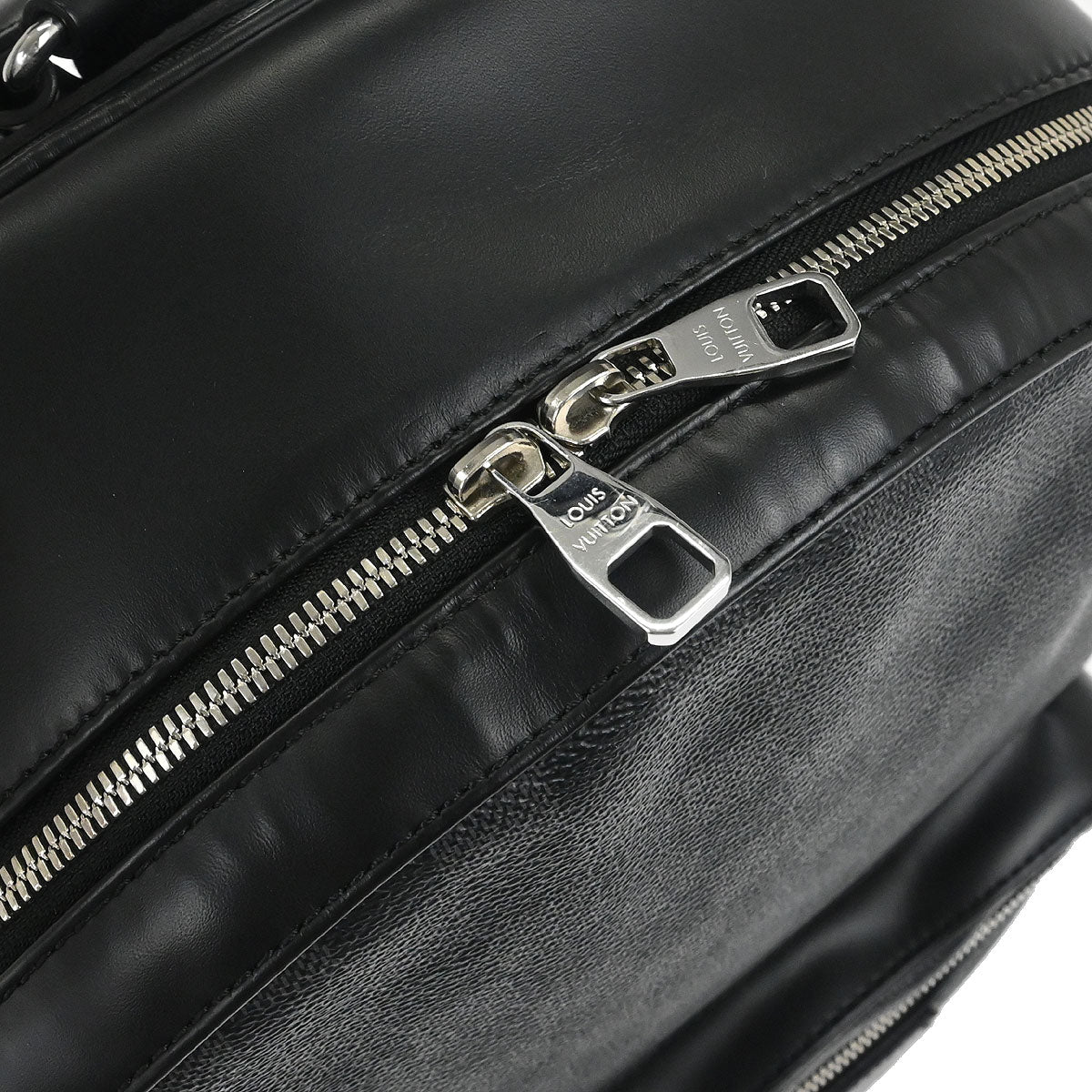 Louis Vuitton Black Damier Graphite Josh Backpack N41473 - Image 6