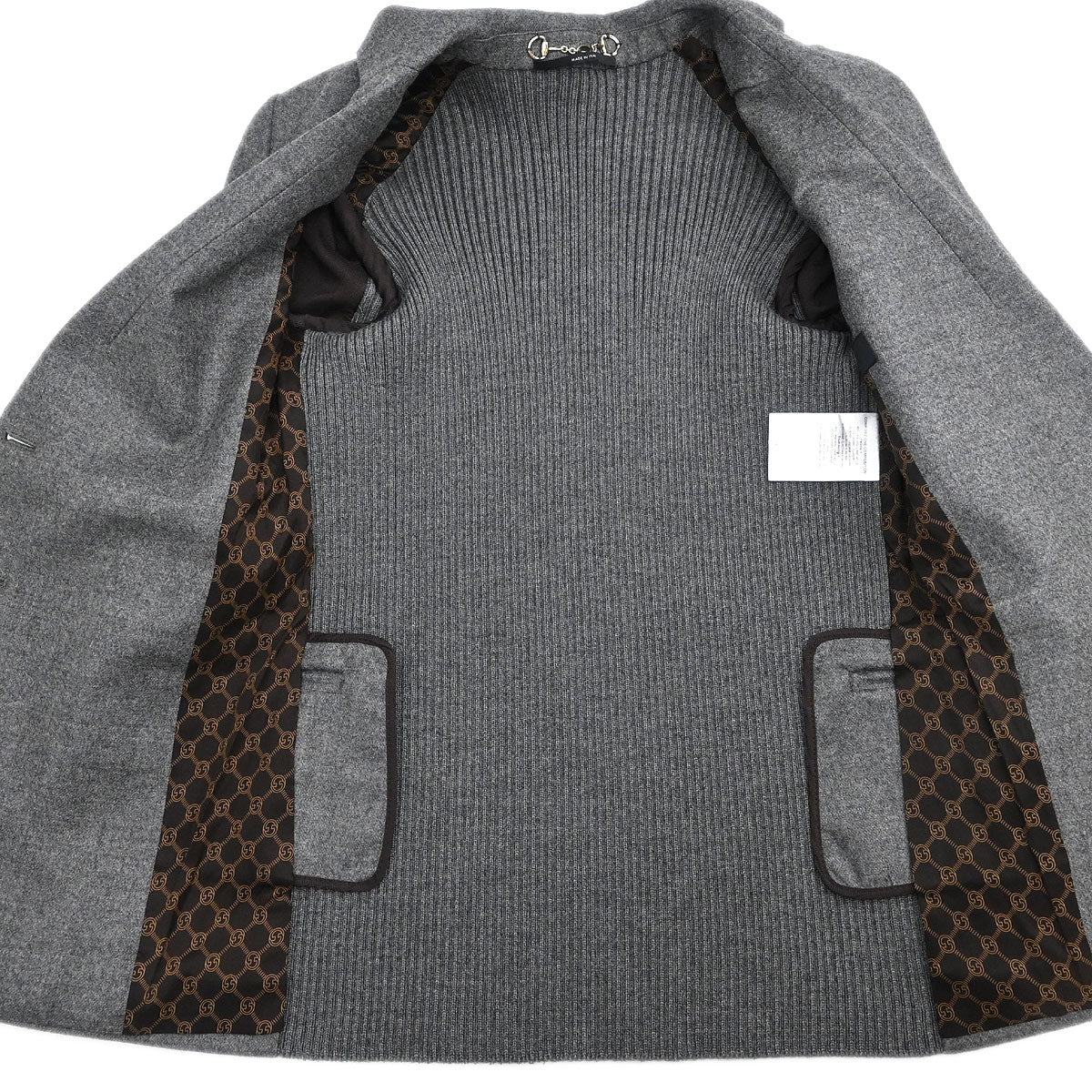 Gucci 2010 Single Breasted Jacket Gray #38 - Image 6
