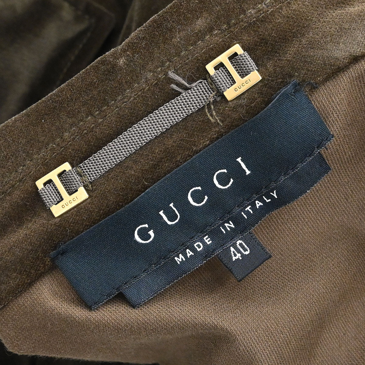 Gucci 2003 Single Breasted Jacket Brown #40 - Image 9
