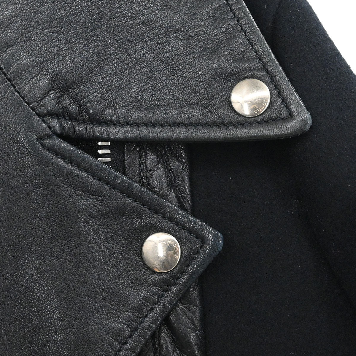 Gucci 2014 Single Breasted Coat Black #38 - Image 3
