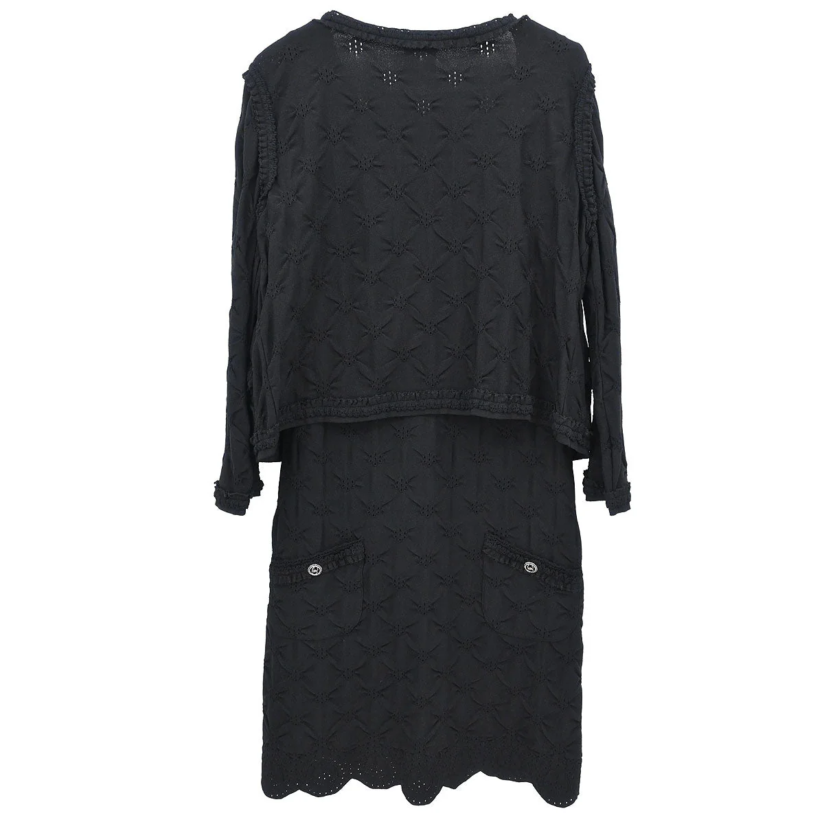 Chanel 2010 Setup Cardigan Dress Black #42 - Image 2