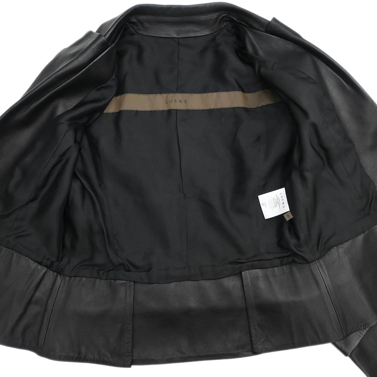 Loewe Single Breasted Jacket Black #40 - Image 8
