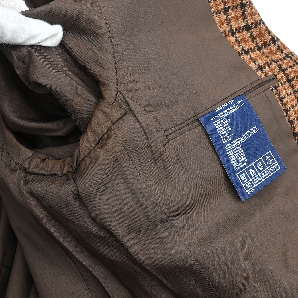 Burberrys Single Breasted Jacket Brown - Image 8