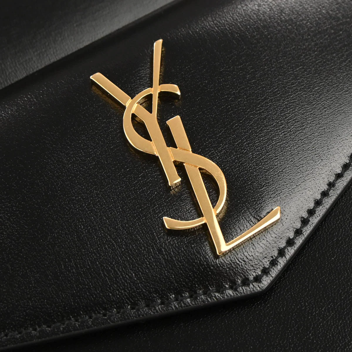 Saint Laurent Black Calfskin Uptown 2way Shoulder Handbag - Image 4