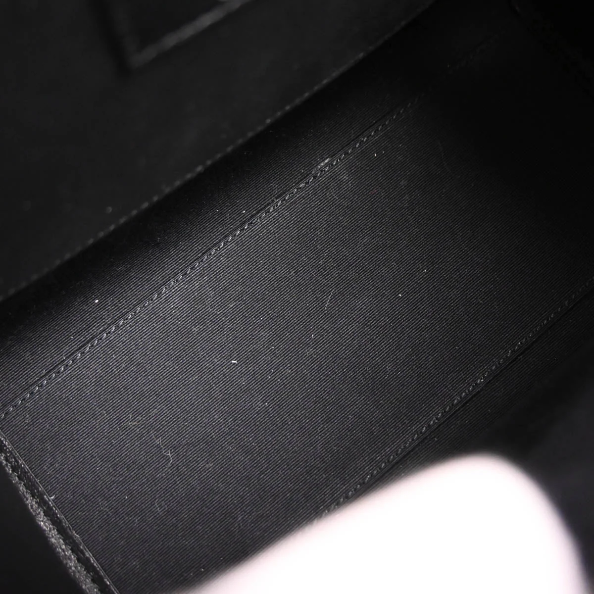 Saint Laurent Black Calfskin Uptown 2way Shoulder Handbag - Image 8