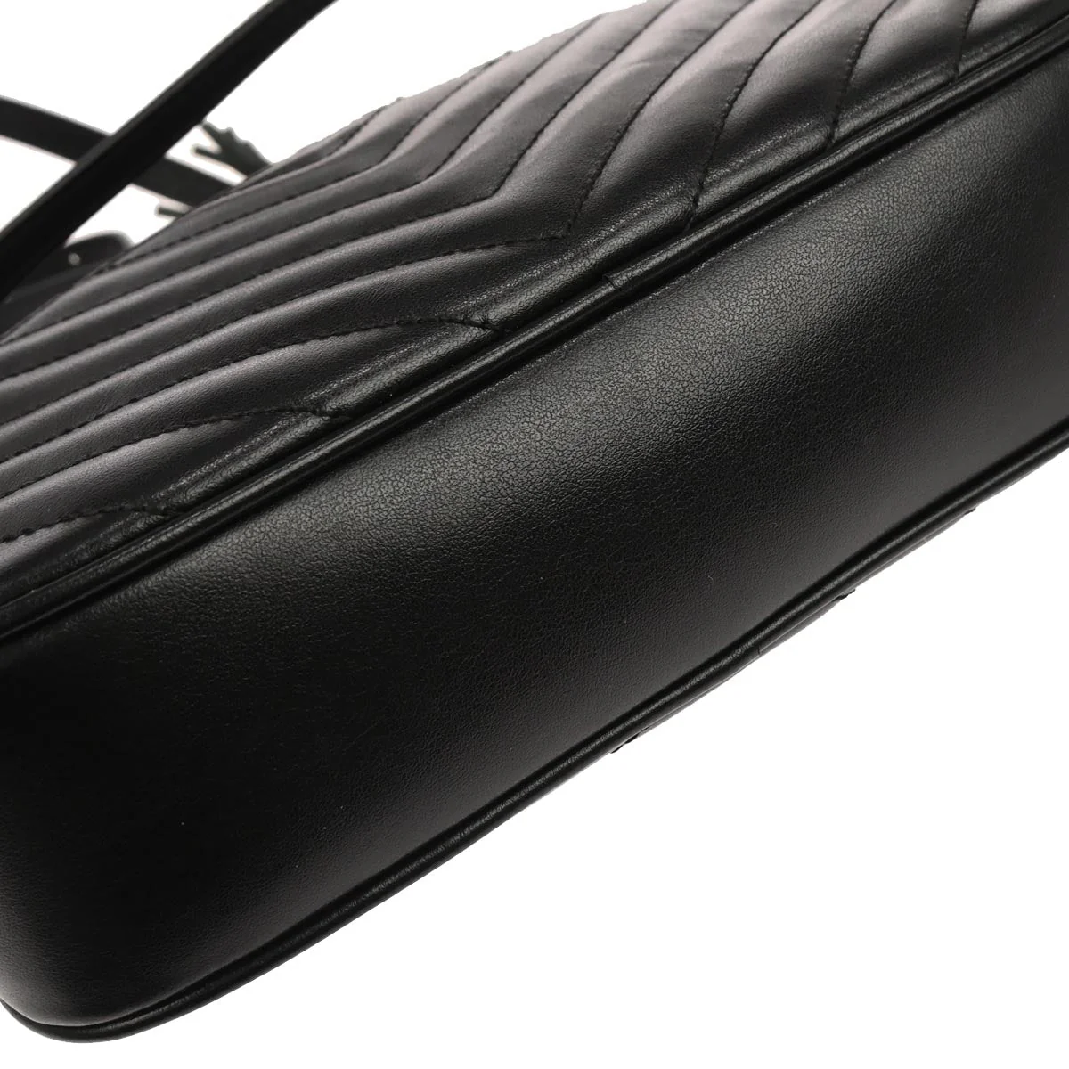 Saint Laurent Black Lou Camera Bag Shoulder Bag - Image 3