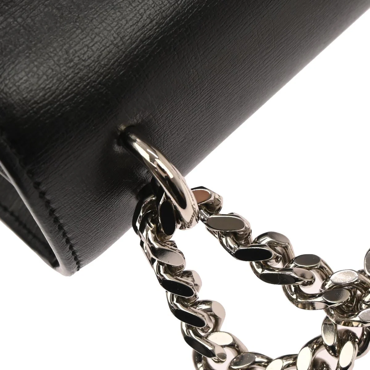 Saint Laurent Black Leather Sunset Shoulder Bag - Image 6