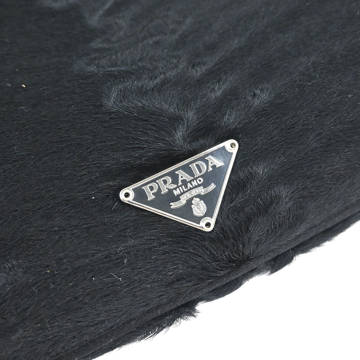 Prada Black Pony Hair Handbag - Image 3