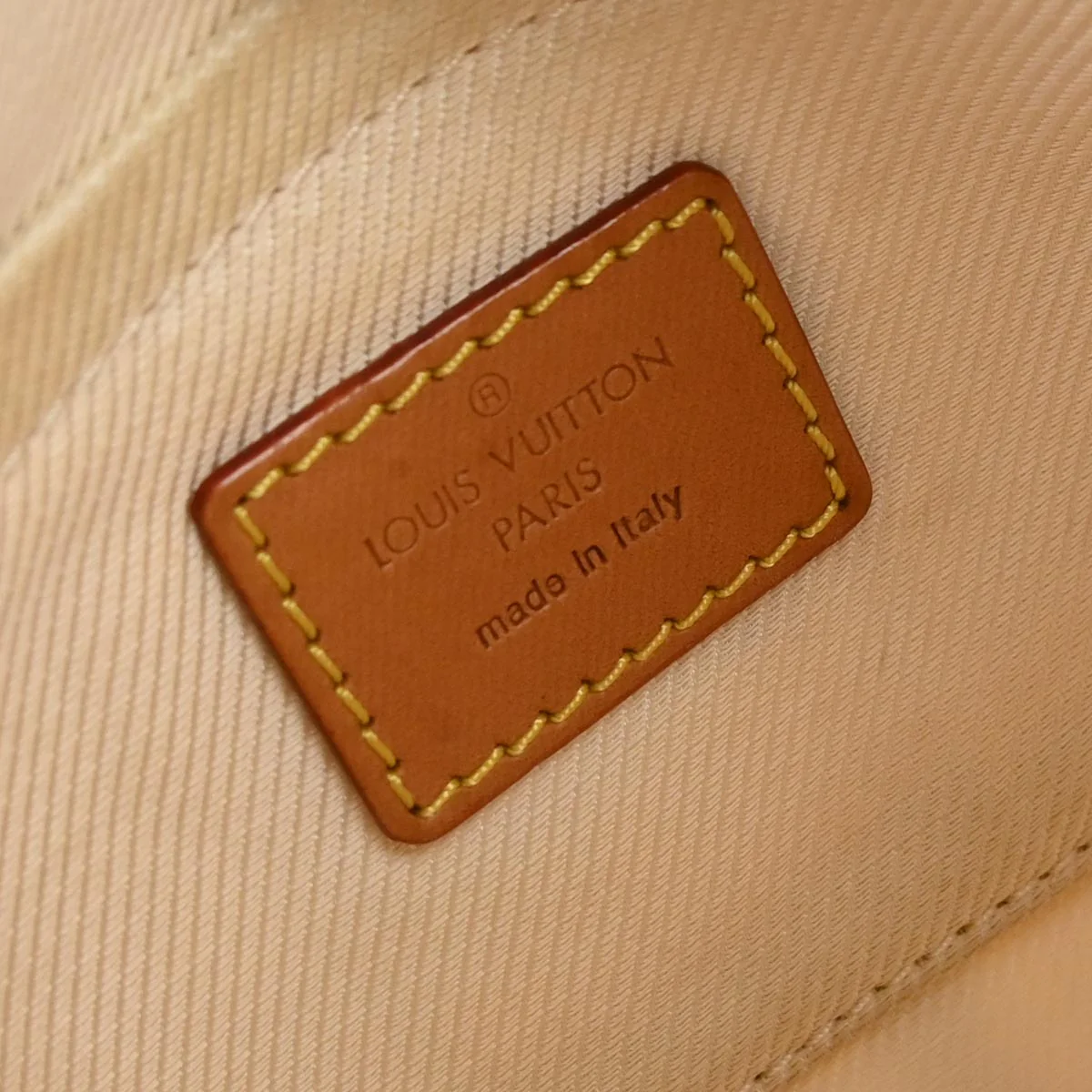 Louis Vuitton 2009 Beige Cruise Collection Bulle PM Handbag M40239 - Image 9