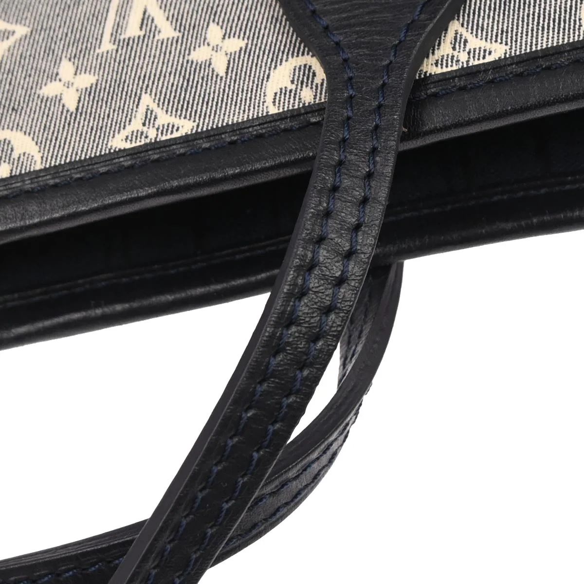 Louis Vuitton 2012 Navy Monogram Idylle Neverfull MM Tote Bag M40514 - Image 3