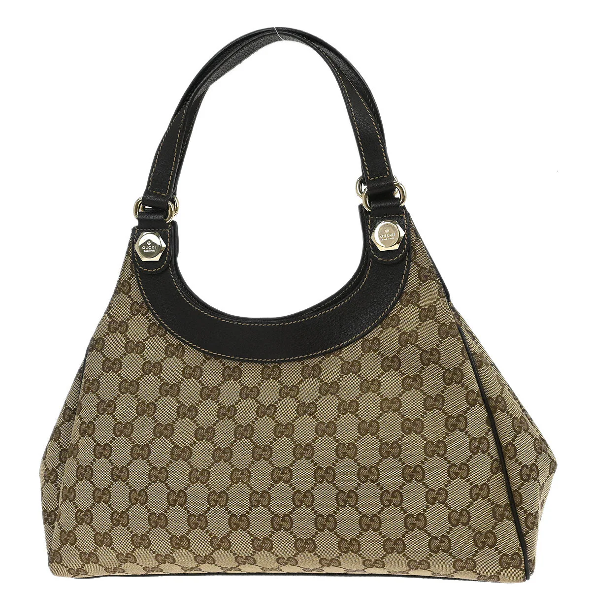 Gucci Beige Canvas GG Tote Handbag - Image 2