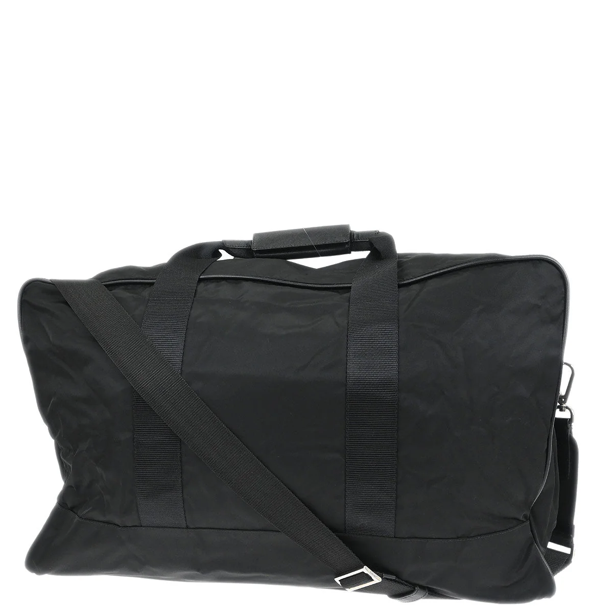 Prada Black Nylon 2way Duffle Shoulder Handbag - Image 2