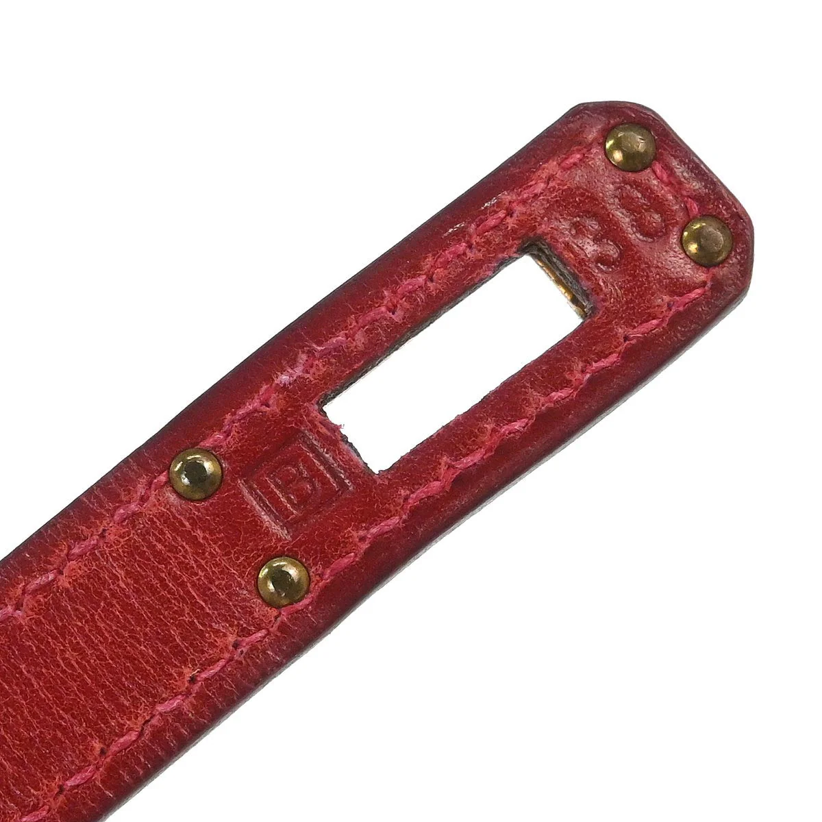 Hermes Rouge Garance Box Calf Kelly Sport PM Shoulder Bag - Image 6