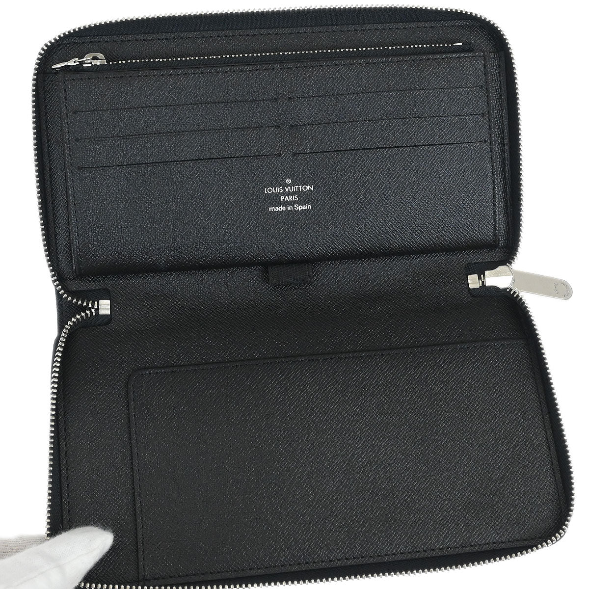Louis Vuitton 2009 Damier Graphite Zippy Organizer Wallet N63077 - Image 4