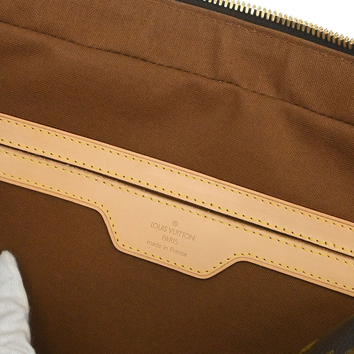 Louis Vuitton 2005 Monogram Carryall Duffle Bag M40074 - Image 9