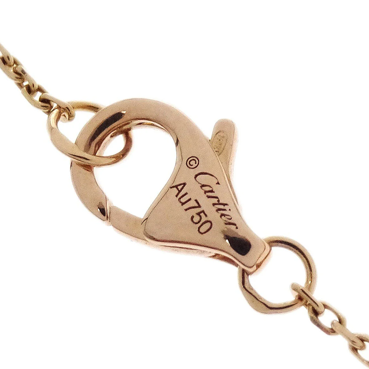 Cartier Panthere Pendant Necklace Au750 Tsavorite Garnet Gold Jewelry - Image 4