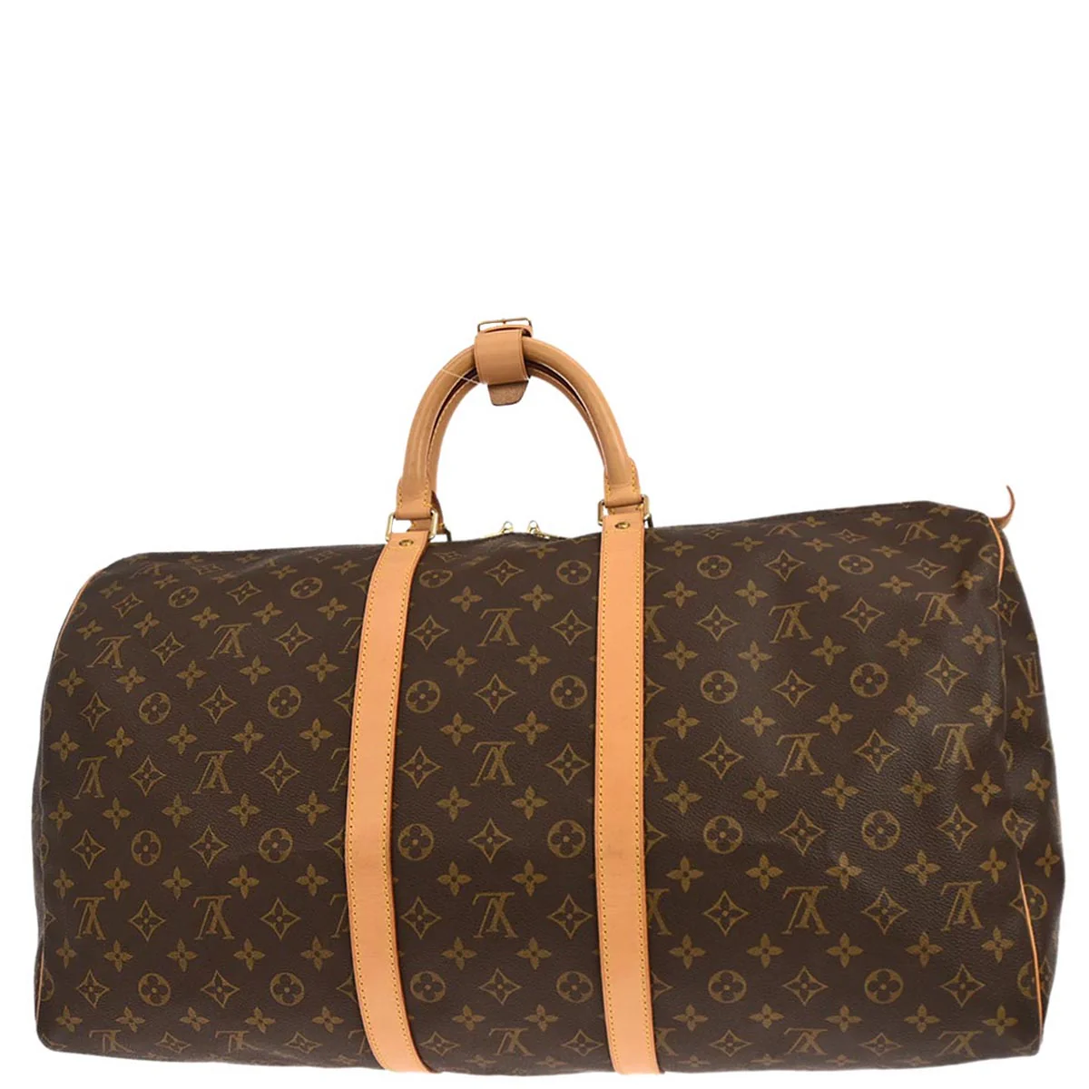 Louis Vuitton 2001 Monogram Keepall 55 Travel Handbag M41424 - Image 2