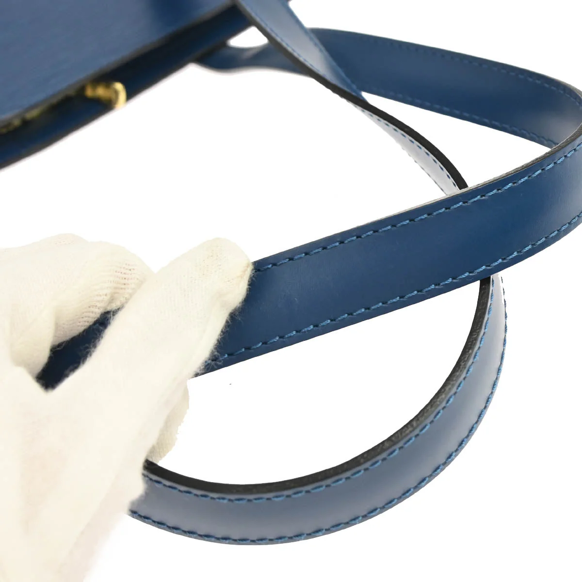 Louis Vuitton 1999 Blue Epi Lussac Shoulder Bag M52285 - Image 3