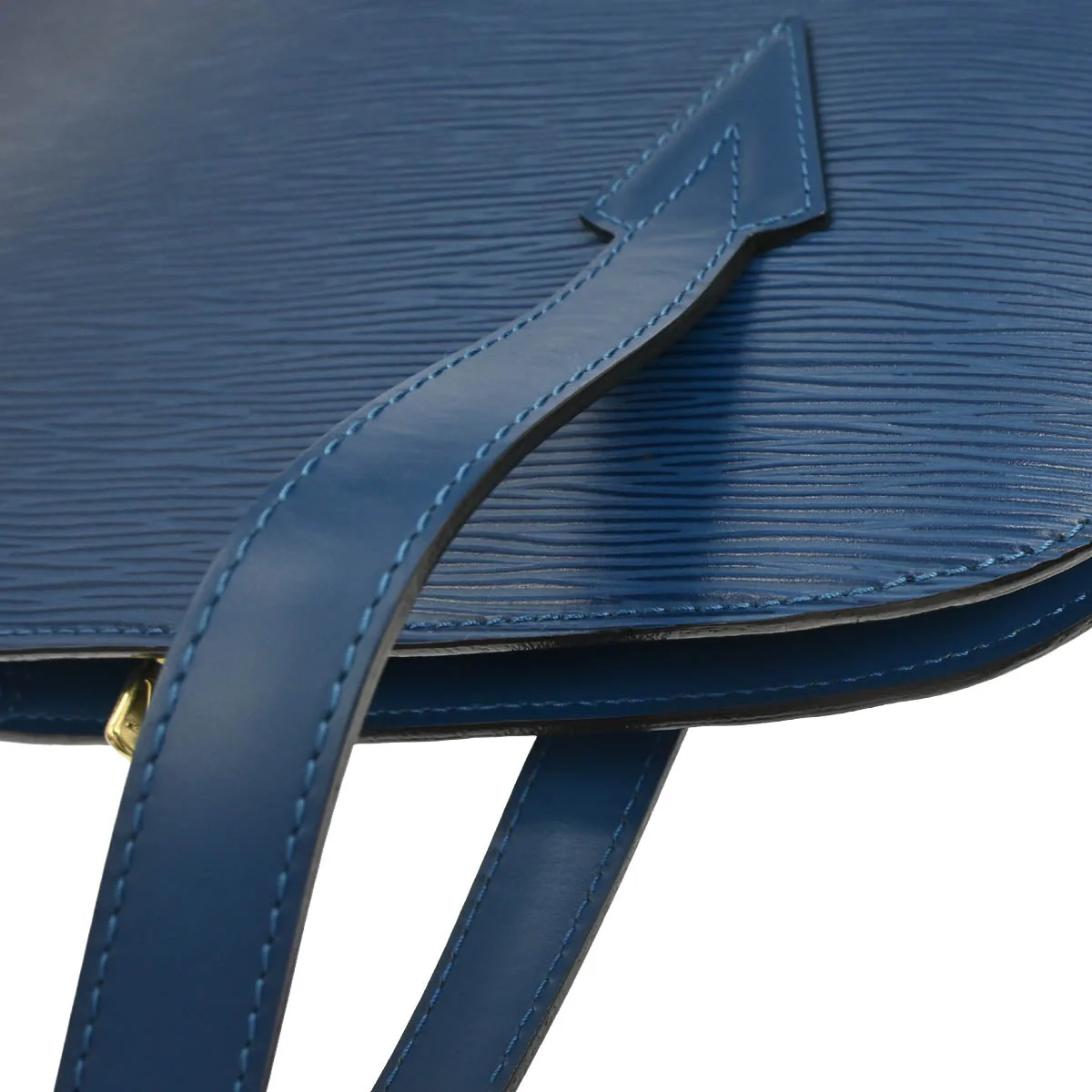 Louis Vuitton 1999 Blue Epi Lussac Shoulder Bag M52285 - Image 4