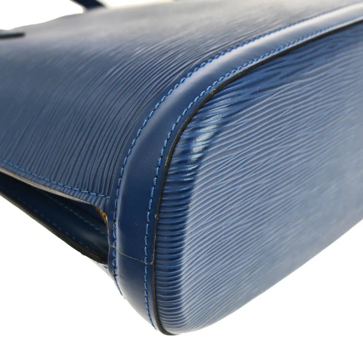 Louis Vuitton 1999 Blue Epi Lussac Shoulder Bag M52285 - Image 7